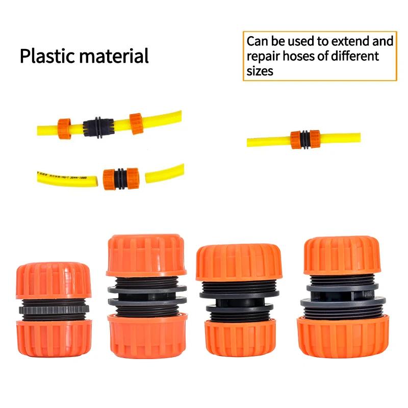 Garden Watering Hose Quick Connector 1/2'' 3/4" Hose Repair Coupling Joint Fitting Water Pipe Extender Connector Accessories