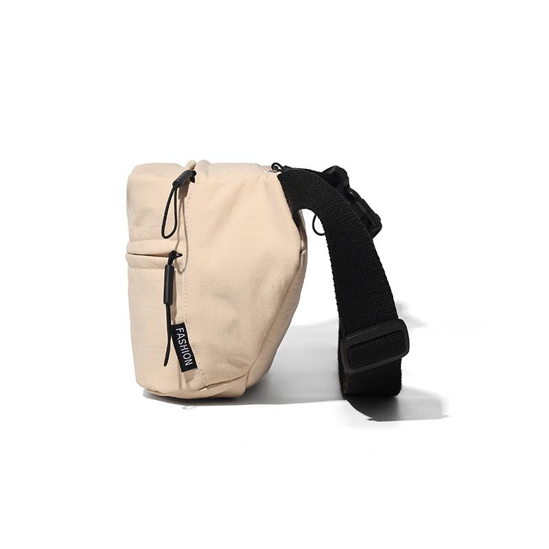 Cycling Chest Bag Solid Color Waist Bag Outdoor Large Capacity Crossbody Bag