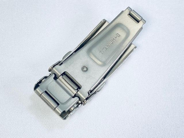 SEIKO 18mm Titanium for and shipping D240DG-BK00 D-Buckle SBDA001/ SBDA003/ 7S25-00D0 others. (Nenekopos available)
