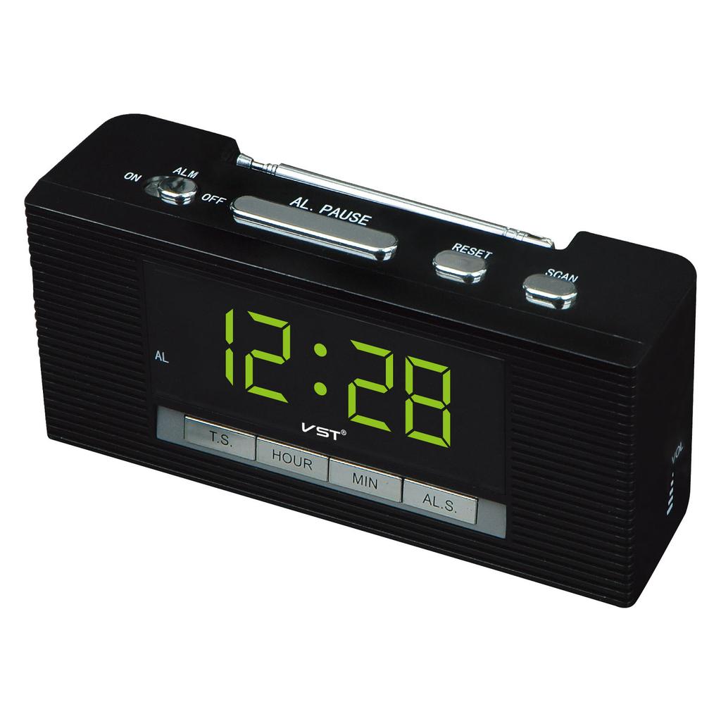 LED Clock with FM Radio Clock Radio LED Alarm Clock Radio
