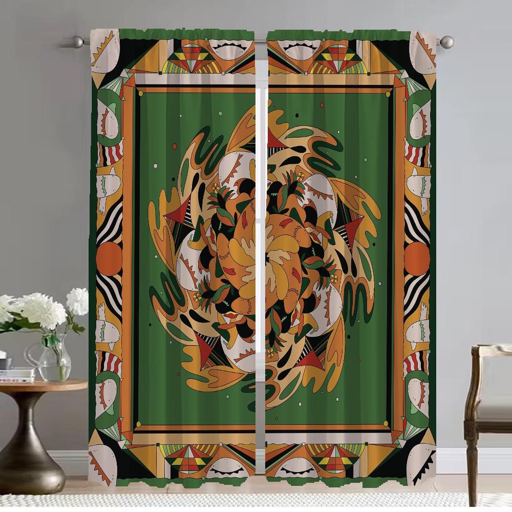 Chinese Style Blackout Curtain for Room 2 Panel Shades Curtains Child Room Tulle for Bedroom Home Interior Curtains Partition