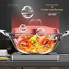 ZISIZ 316 Stainless Steel Deep Non-stick Pot