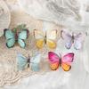 10/20PCS Artificial Fake Fluorescent Butterfly Home Room Decora Festival Wreaths Wedding Bridal Diy Accessories Headwear Brooch
