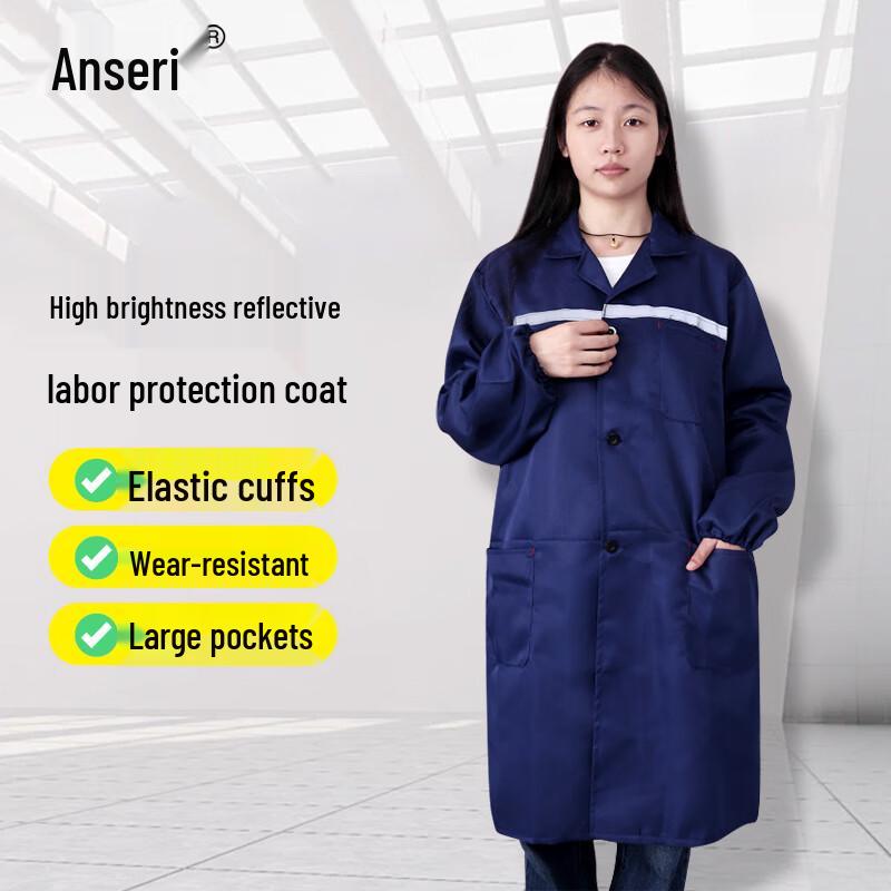 Ansaerui Reflective Durable Work Smock