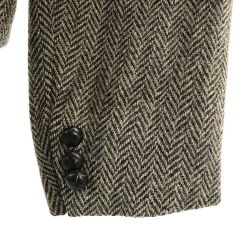 Harris Tweed 70s 80s Center Vent Vintage Herringbone Tailored Jacket Men's Used