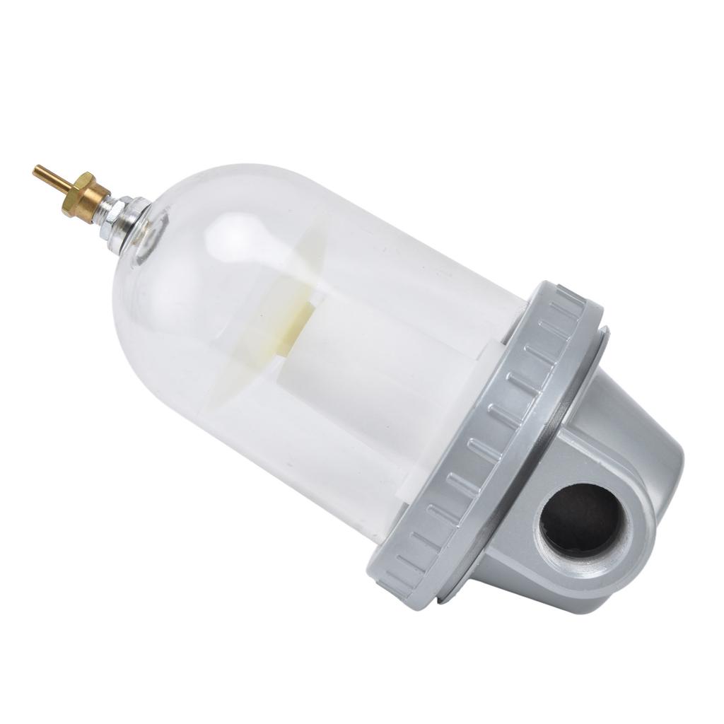 Air Compressor Filter Oil Water Separator with Transparent Cup High Filtering Accuracy 0.63MPaQSL‑25 G1