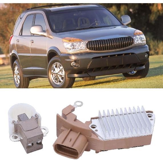 Alternator Regulator Set 2770064130, Alternator Voltage Regulator with Brush Holder 1260001810 Replacement for Camry