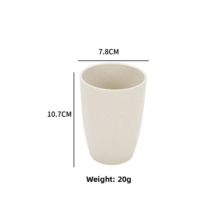 

Креативний Мінімалістичний Стакан для Ополіскувача для Рота для Студентського Гуртожитку для Пари 201-300ml білий