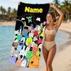 Customizable Personalized Beach Towels Nanimate Insanity Themed designs.Suitable for the Beach, Yoga, Sports;ideal As Beach Accessories
