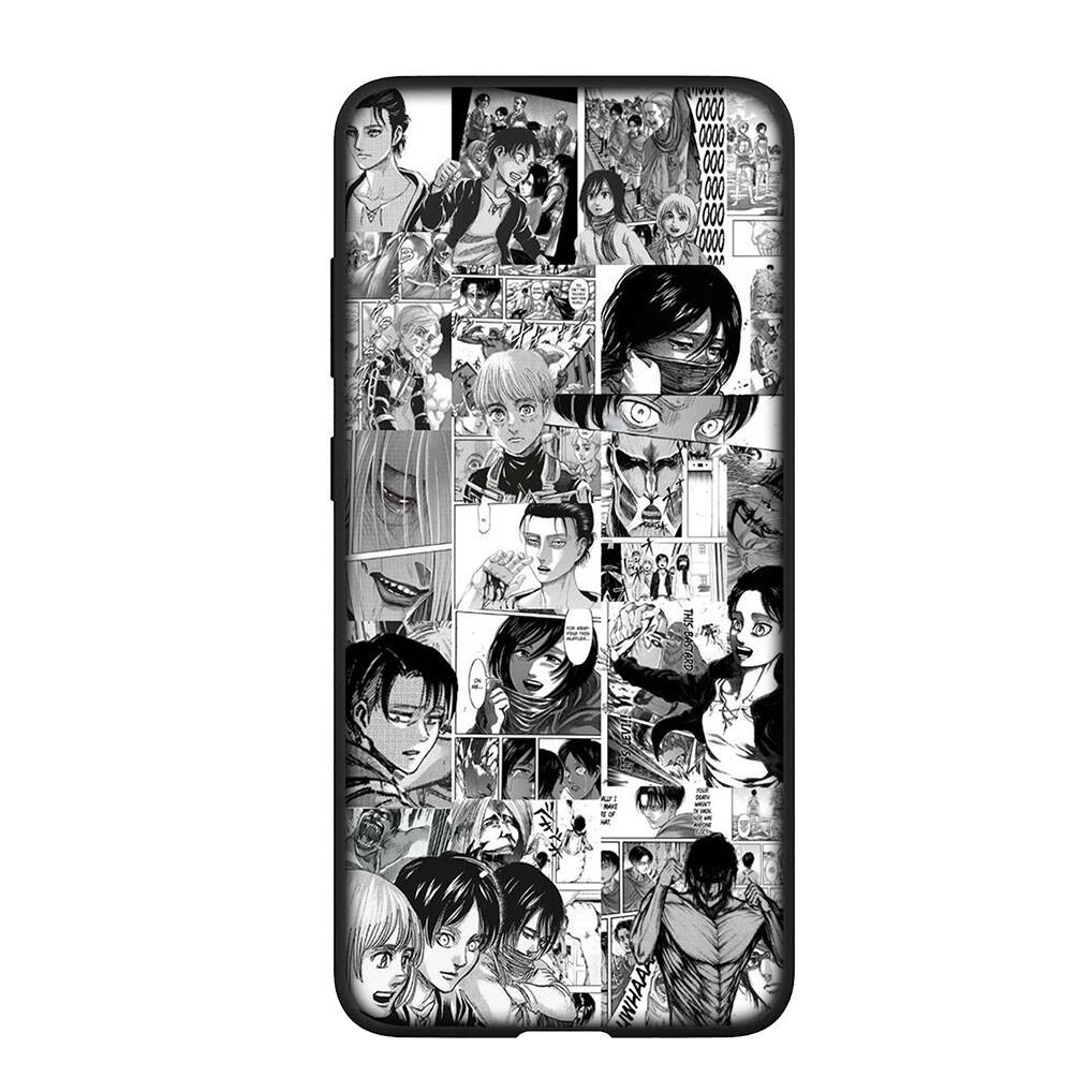 

для Samsung Galaxy S25 S24 S23 S22 Ultra FE Plus A17 A37 A57 A56 A55 A06 A16 A15 A36 A35 A05 A54 Чехол для телефона Обои Атака Титанов Эрен Йегер Леви for Samsung Galaxy A34 5G