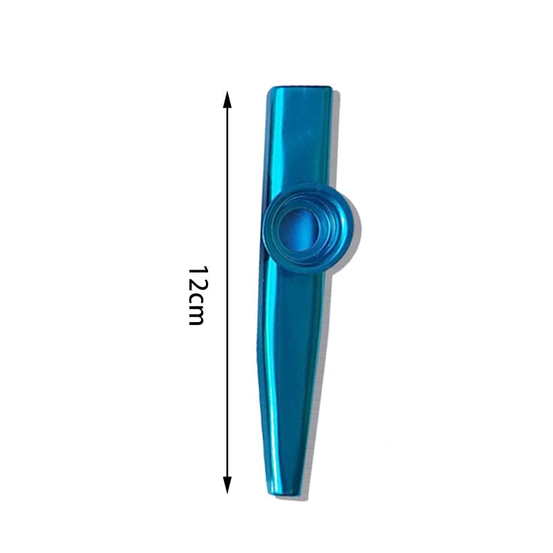 Kazoo Aluminum Kazoo Whistle for Humming and Party Music Whistle Accompaniment, Lovers' (Red)