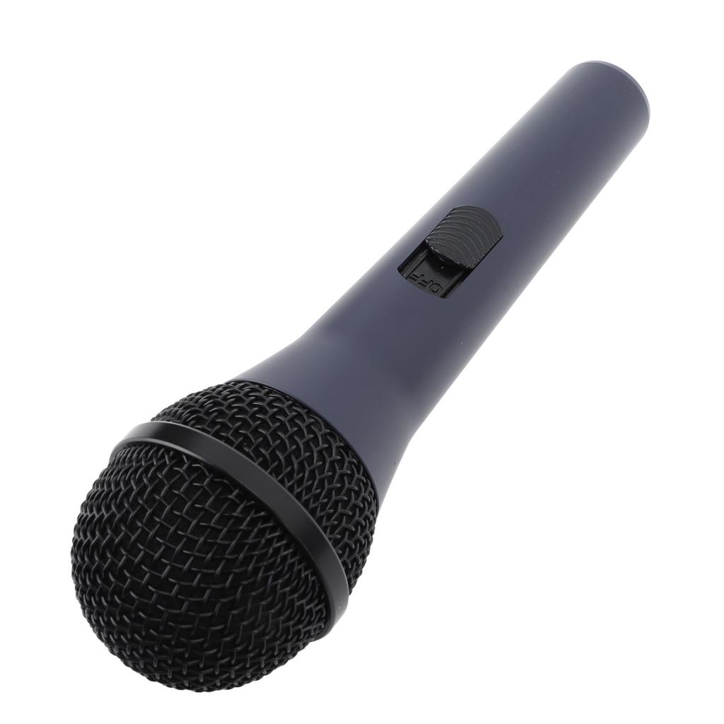 Wired Microphone Metal Mesh Balanced Output Ergonomic Grip Dynamic Vocal Mic for Karaoke Outdoor Singing