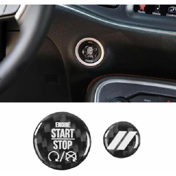 ABS Engine Start Stop Tailgate Switch Cover Trim for Dodge Challenger Charger