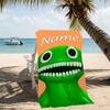 Customizable personalized beach towels Garten Of Banban themed designs.Suitable for the beach, yoga, sports;ideal as beach accessories
