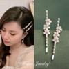 Korean Fashion Flower Opal Pearl Hairpins Gifts Women Girls Hair Clips Pins Barrettes Accessories Hairclip Hairgrips Headdress