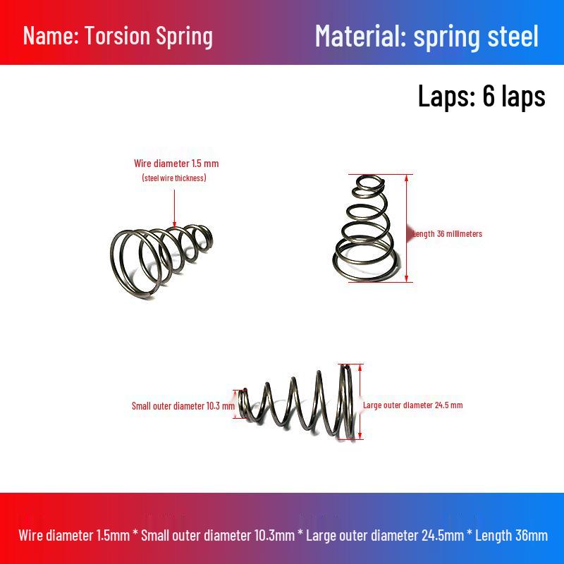 Stainless Steel Pagoda-Shaped Trapezoidal Compression Spring for Battery