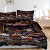 3pcs Mickey and Minnie Halloween Theme Printed Bedding Set, Soft and Comfortable Quilt Cover for Bedroom, Guest Room S067