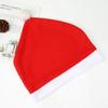 Automotive Christmas Decor King Size Santa Hat Headrest Cover Seat Back Cover for Holiday Vehicle Decoration