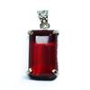 Beautiful Natural London Red Topaz Pendant Emerald 69Ct 925 Sterling Silver Gems My-386-k