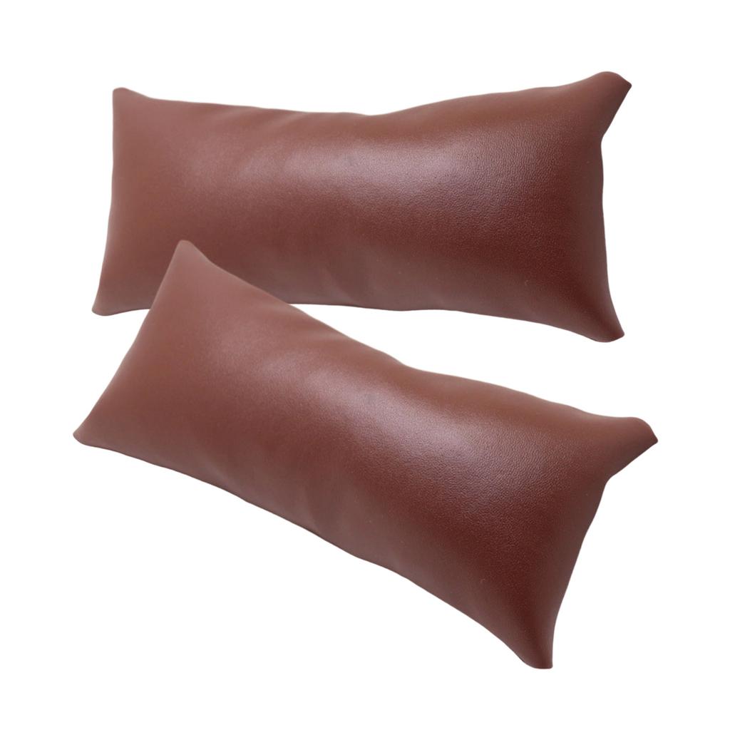 Pack of 2 PU Leather Jewelry Display Pillows Watch Pillows Watch Display Pad for Bracelets Watches Bangle Exhibits
