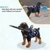 Breathable Adjustable Harness for Blind Pet Including Leash Protective Design Against Obstacles Comfortable Wear