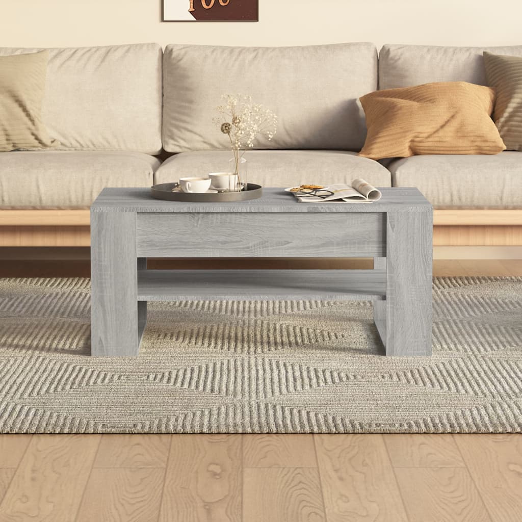 Coffee Table, Grey Sonoma Oak, 102x55x45 Cm