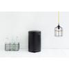 BRABANTIA Poubelle à pédale New Icon 20 L noir mat