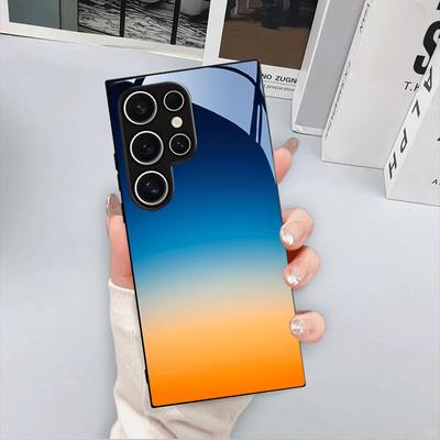 Exquisite Luxury High-end PhoneCase Glass TPU PhoneCase for Samsung Galaxy S26 S25 S24 S23 S22 S21 FE,Ultra,Plus Dropresistant