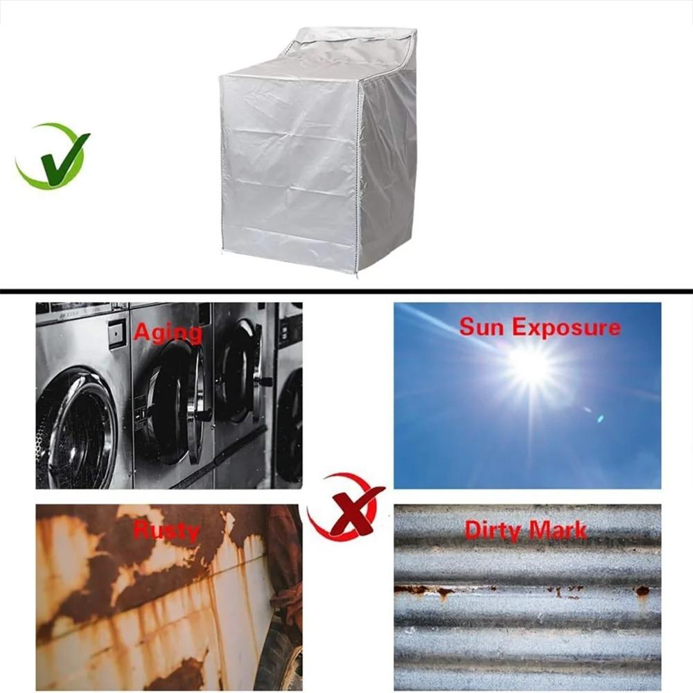 Washer Dryer Cover For Top-loading Machine Waterproof Dustproof Sun-Proof Suitable For Most Washers Dryers On Market