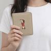 PU Leather Sausage Dog Organ Card Bag Solid Color Leather Card Holder Short Coin Purse  Work