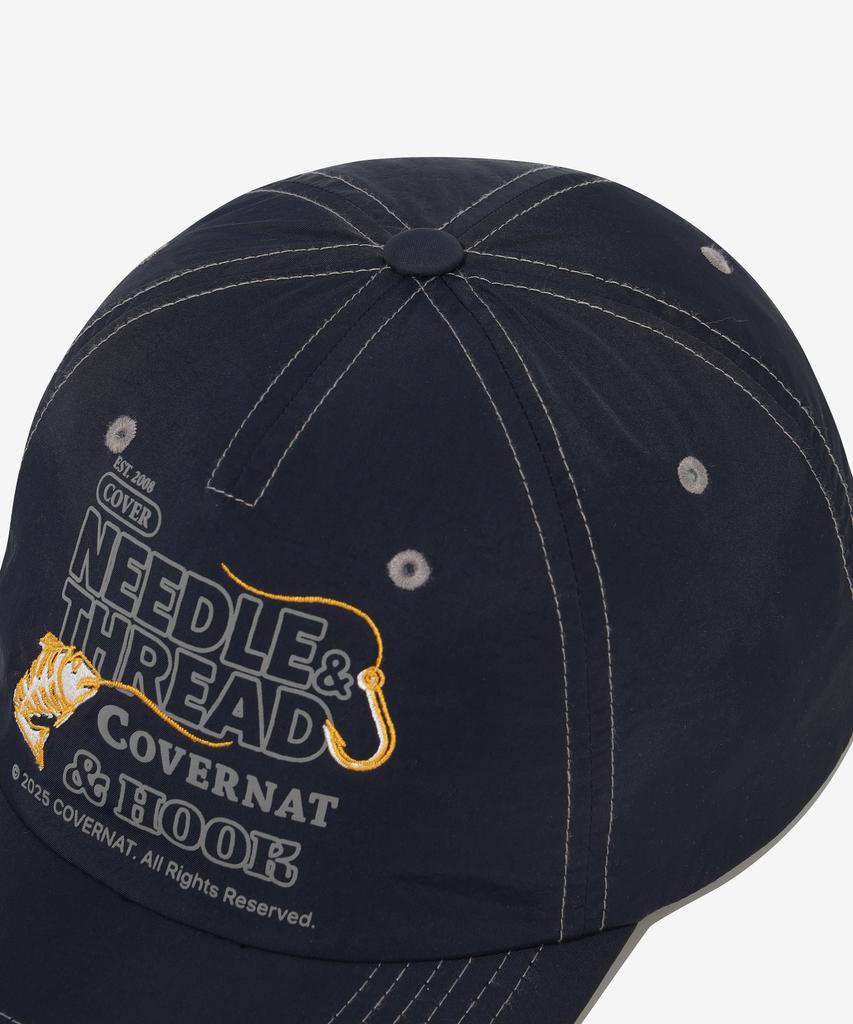 COVERNAT Artwork Graphic Nylon Cap Navy