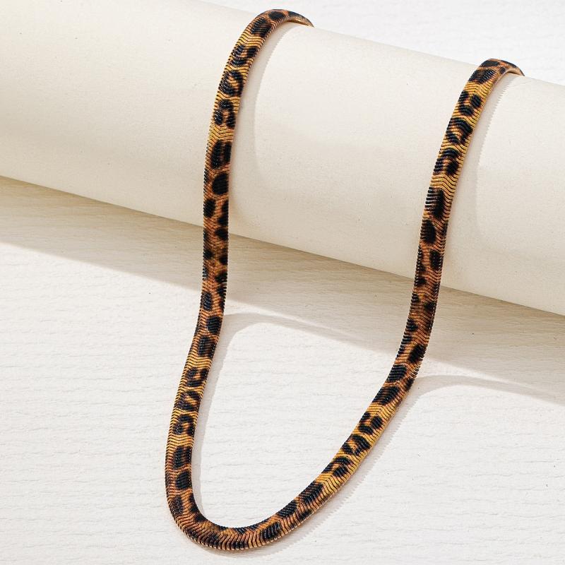 Punk Snake Bendable Choker Adjustable Y-Shaped Metal Snake Wrap Necklace Personality Jewelry Accessory