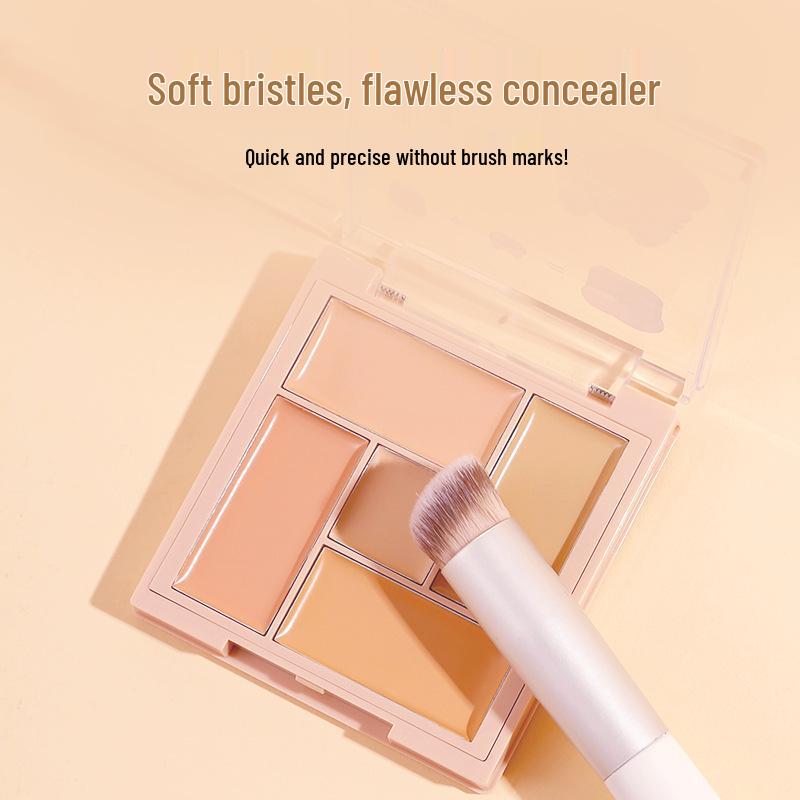Xixi 270 Concealer Pinsel - Natürlich, Nicht-absorbierend, Einfach zu bedienen, Abgeschrägter Kopf, Spurlos, Weich, Hautfreundlich X765