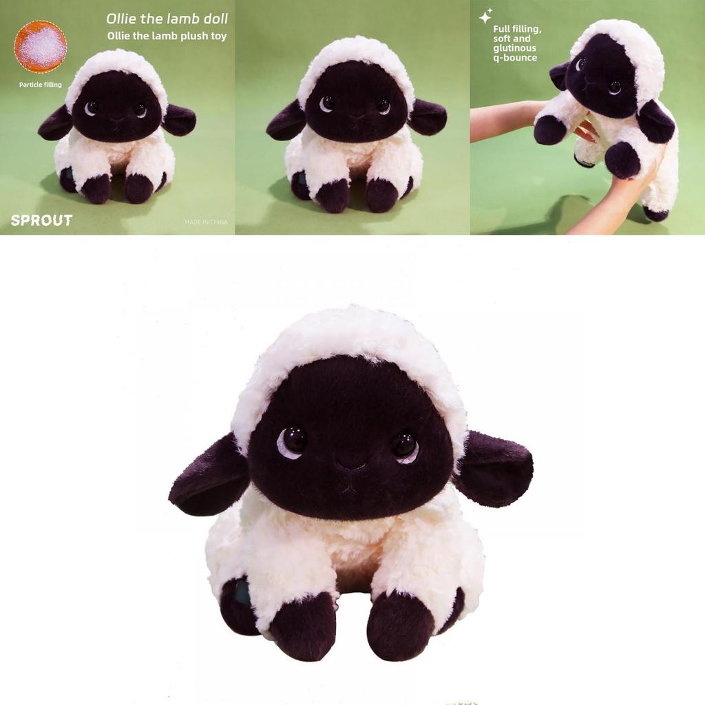 Plush Sheep Soft Toy With Pp Cotton Filling For Kids Bedroom Decor