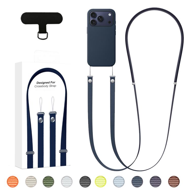 Nylon Magnetic Adjustable Crossbody Strap Phone Anti-Theft Lanyard for iPhone 17 Series