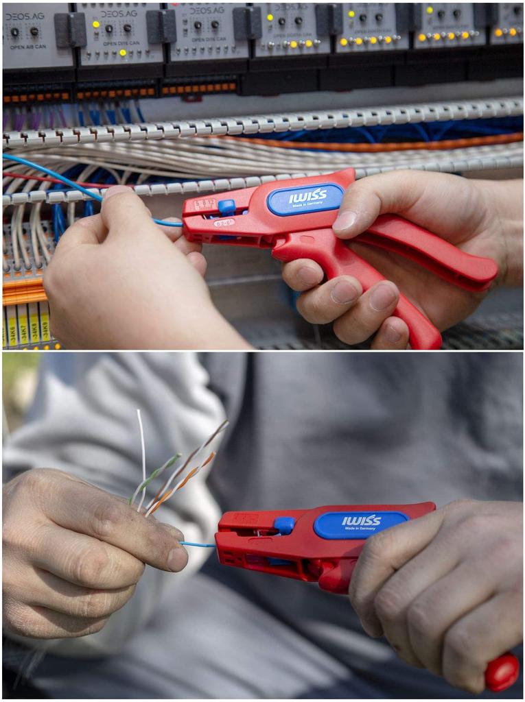 IWISS Cable Automatic Wire Cable Hand Stripping WE5 Stripper, Stripper, Cutter, German-made, Tool, 0.2~6mm²