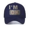 Motorcycle I Am Very Good Alphabet Creative Simple Versatile Baseball Cap Fashion Women's Casual Mesh Snapback Hats Trucker Hat