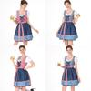 Oktoberfest Plain Dress Costume For Women Featuring Charming Vintage Style Design