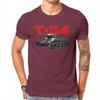 T-34 Tank Pattern Casual T-Shirts Russian USSR CCCP Style Streetwear Casual Short Sleeve Men's T-shirts