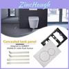 Geberit Sigma 20 Alpha 15 Delta 21 WC-Betätigungsplatte Stilvolles ABS-Design für moderne Badezimmer