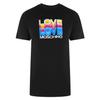 Love Moschino Multi Logo Black T-Shirt