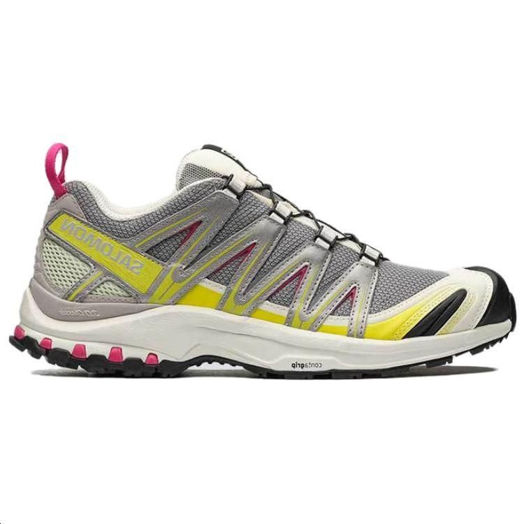 SALOMON XA Pro 3D ADV Comfortable Shock Absorbing Slip Resistant Durable Waterproof Low Top Outdoor Functional Shoes Unisex Shoes Shark-Gray 475422