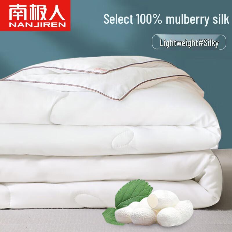 Nanji Ren All-Season Silk Blend Quilt