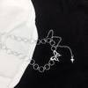 Silver Color Butterfly Choker Pendant Necklace Women Gift Necklace Light Luxury Punk Geometric Sweet Cool Clavicle Neck Jewelry