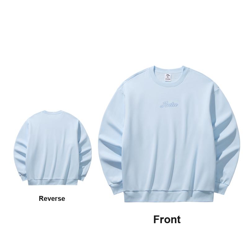 Anta Fleece Trendy Casual Sports Pullover Hoodie Unisex Hoodies Frost-Blue 972618704N-8