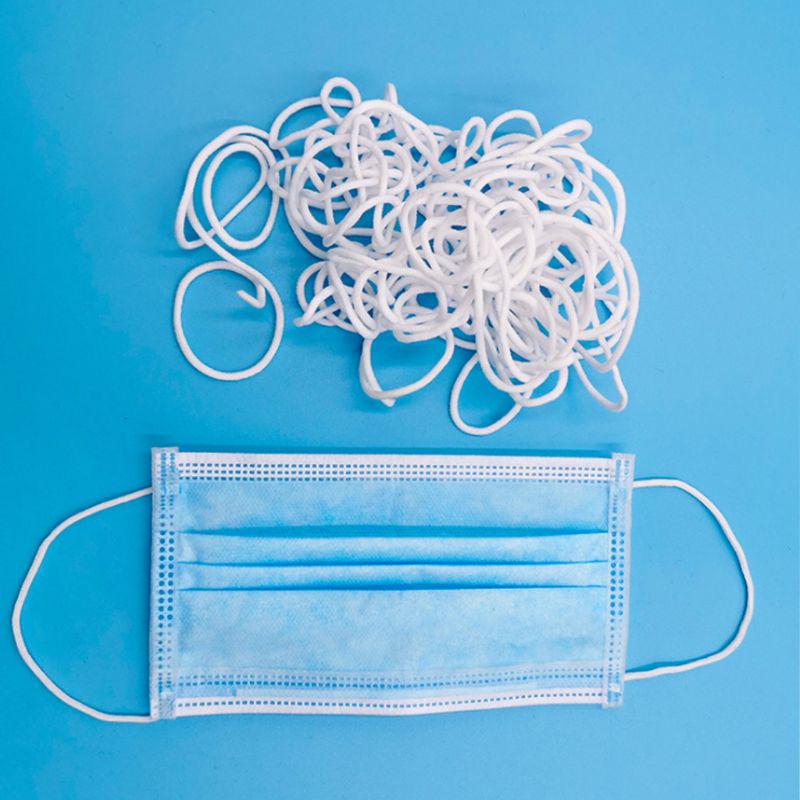 Buy 5/10/20m Elastic Rubber Band 3mm Round Elasticity Strap Rope for