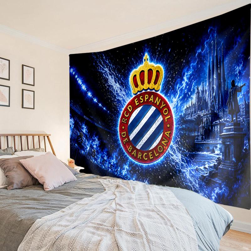 Espanyol Fc Stadium Tapestry, Unique Design Tapestry, Wall Decor for Bedroom,Livingroom, Playroom,Heartwarming Fan Holiday Gifts