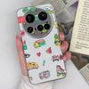 For Xiaomi Mi 10 11 12 15T 15 Ultra Cellphone Bags Retro checkered Patterns Transparent Silicone High Quality Shockproof Shell For Xiaomi Covers Cases