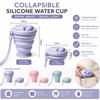 Portable Folding Water Bottle Silicone Portable Drinking Cup Durable Collapsible Water Cup