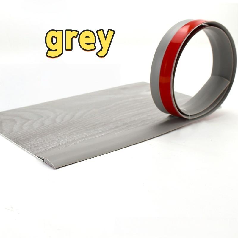 1pc 1m/39.37in Self-Adhesive Floor Transition Strip, Flexible Wood Grain Design Edging for Carpet, Laminate&Floors, Threshold